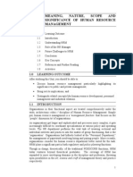 UNIT-1 Meaning Nat Scope of HRM