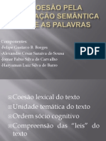 A Coesão Pela Associação Semântica Entre As Palavras