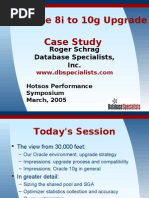 Schrag - Oracle 8i To 10g Upgrade Case Study