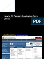 How To Fill Passport Application Form Online