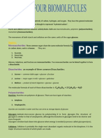 The Four Biomolecules