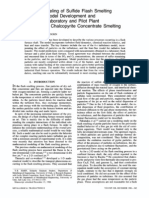 Mathematical Modeling of Sulfide Flash Smelting Proces