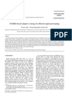 NURBS-based Adaptive Slicing For Efficient Rapid Prototyping