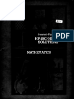 HP-19C & 29C Solutions Mathematics 1977 B&W