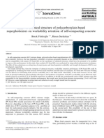 Effect of Chemical Structure of Polycarboxylate-Based Superplasticizers On Workability Retention of Self-Compacting Concrete