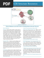 NCBI Structure Resources: Entrez Databases and NCBI Tools For Studying Macromolecular Structure