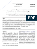 Removal of Heavy Metals and Arsenic From Contaminated Soils Using Bioremediation and Chelant Extraction Techniques