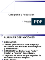 Ortografía y Redacción