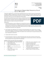 Temperature Rise Estimations in Rogers High Frequency Circuit Boards Carrying Direct or RF Current