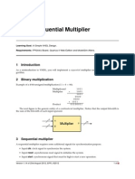 A 8bit Sequential Multiplier