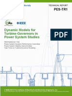 IEEE PES Dynamic Models For Turbine-Governors in Power System Studies PES-TR1 Jan 2013