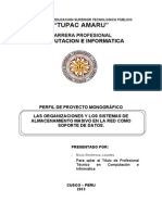 Perfil de Proyecto Cableado y Redes