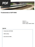 Fundamentals of SAP HANA The Begining