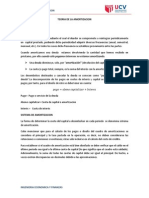 Teoria Sobre La Amortizacion