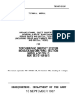 Topographic Support System Mosaicking/Drafting Section Model Adc-Tss-1O NSN: 6675-01-106-6815