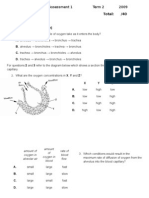 S3 Level 2 Assessment 1 Term 2 2009: Section A: MCQ (1 Mark Each)