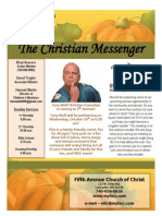 The Christian Messenger: September 29, 2013