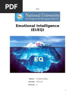 Emotional Intelligence (EI/EQ)