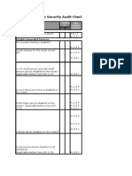 ISO 27001 Router Security Audit Checklist: Yes No Router Policy