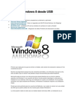 Instalar Windows 8 Desde USB
