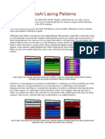 Odoshi Lacing Patterns