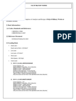 SCOPE:-: The Scope of This Calculation Comprises of Analysis and Design of H.Q of Military Works at