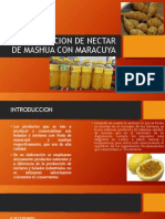 Elaboracion de Nectar de Mashua Con Maracuya