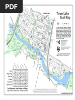 Town Lake Trail Map: Trail Distances From Bridge To Bridge