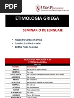 Etimologia Griega