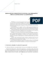 La Resolución de Conflicto en Los Institutos Educativos