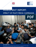 Assessment Report - Impact of Multi Media Campaigns