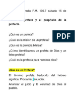 Predicacion Radio Profeta y Profecia