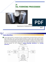 Sheet Metal Forming Processes