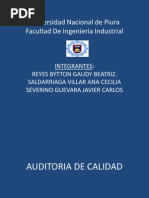 Auditoria de Calidad