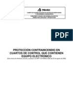 Nrf-019-Pemex-2011protección Contraincendio en Cuartos de Control Que Contienen Equipo Electrónico