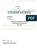 Ultrasonic Machining