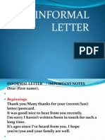 2.informal Letter