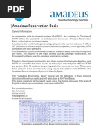 Amadeus Training Module