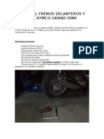 Manual Frenos Kymco Grand Dink