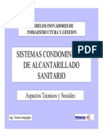 Sistemas Condominiales de Alcantarillado Sanitario