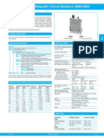 Thermal-Magnetic Circuit Breakers 3600/3900: Description