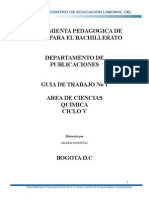 Guia 1 Ciclo 5 - Estructura de La Materia - Cies