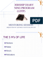 Leadership Diary Training Program (LDTP) : Mentoring Session