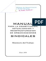 Manual de Asociaciones Sindicales