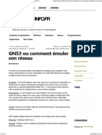 GNS3 Ou Comment Émuler Son Réseau - Processnet-Info