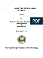 Cell Phone Operated Land Rover: Pranveer Singh Institute of Technology