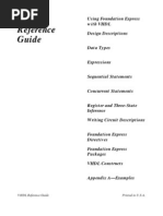 VHDL Reference Guide From Xilinx