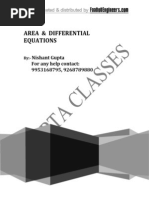 Area and Differterterterterential Equations