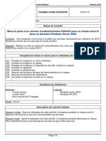 Mise en Place D'un Serveur D'authentification RADIUS Pour Un Réseau Sans Fil