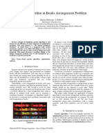 Greedy Algorithm in Books Arrangement Problem